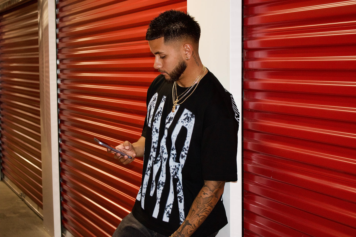 “NO HAND OUTS” Black Tee